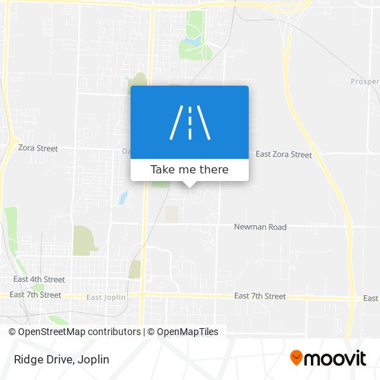 Ridge Drive map