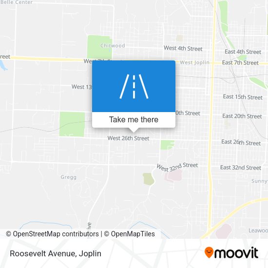 Mapa de Roosevelt Avenue