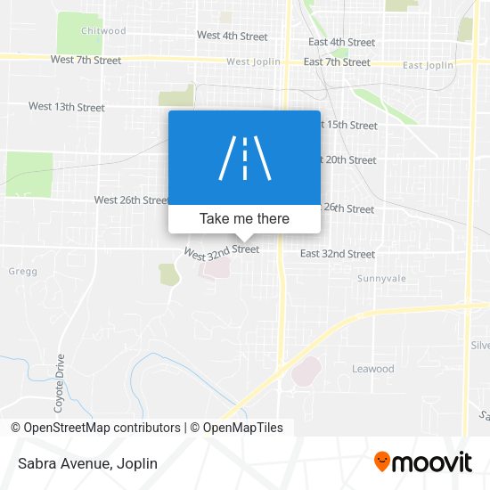 Mapa de Sabra Avenue