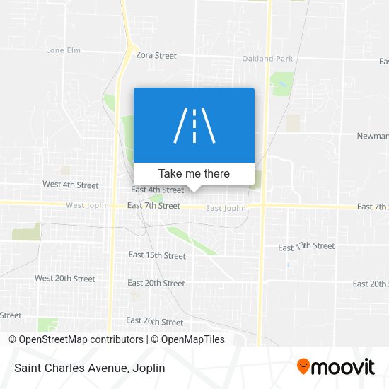 Saint Charles Avenue map