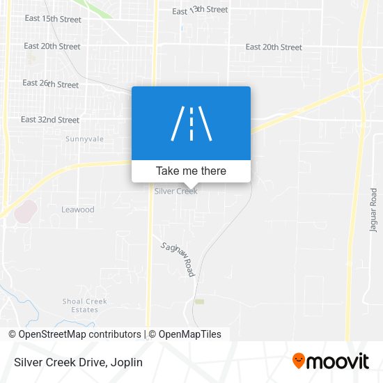 Mapa de Silver Creek Drive