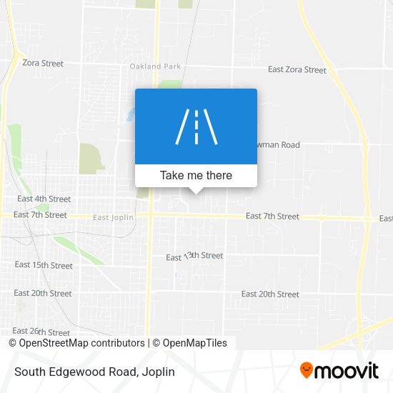 Mapa de South Edgewood Road