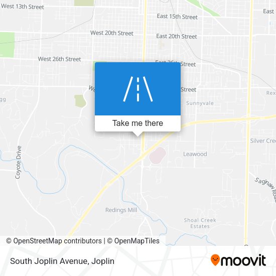 South Joplin Avenue map