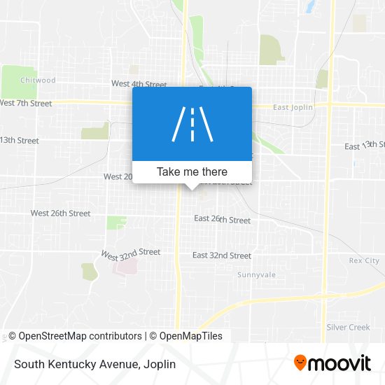 Mapa de South Kentucky Avenue