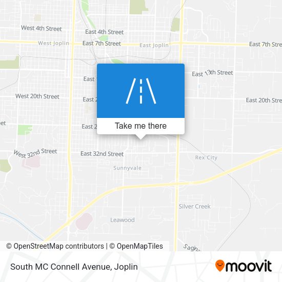 South MC Connell Avenue map