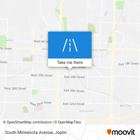 South Minnesota Avenue map