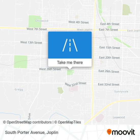 Mapa de South Porter Avenue