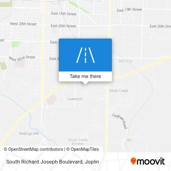South Richard Joseph Boulevard map