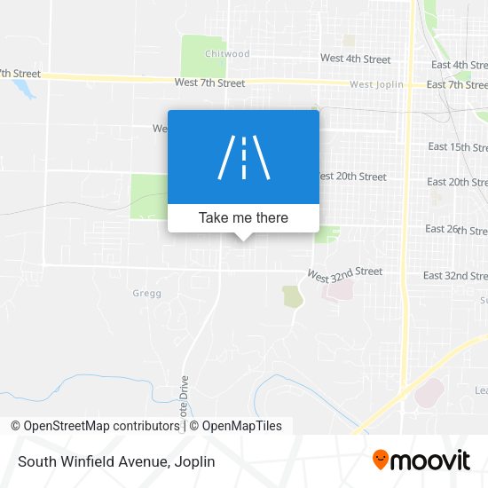 South Winfield Avenue map