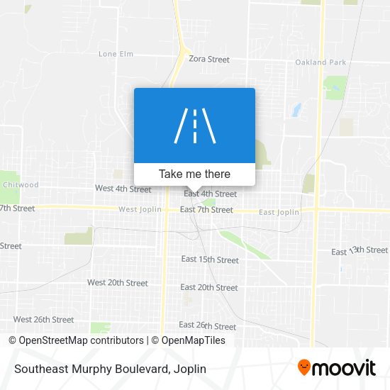 Southeast Murphy Boulevard map