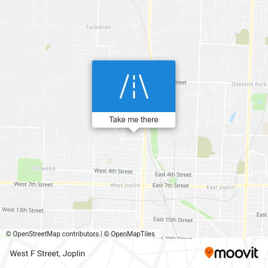 Mapa de West F Street
