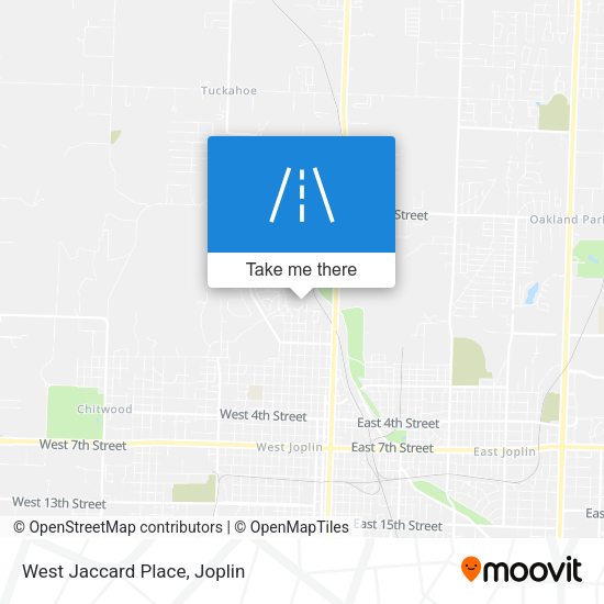 West Jaccard Place map