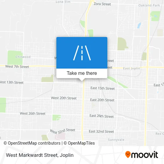 West Markwardt Street map