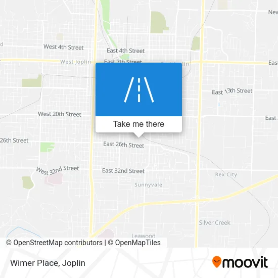 Wimer Place map