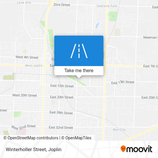 Winterholler Street map
