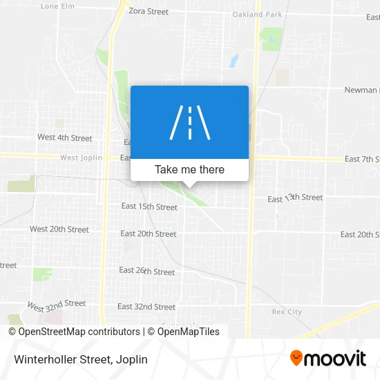Winterholler Street map
