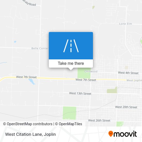 Mapa de West Citation Lane