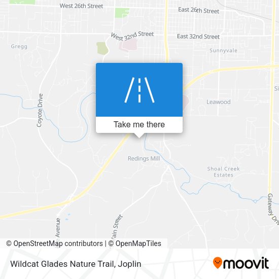 Mapa de Wildcat Glades Nature Trail