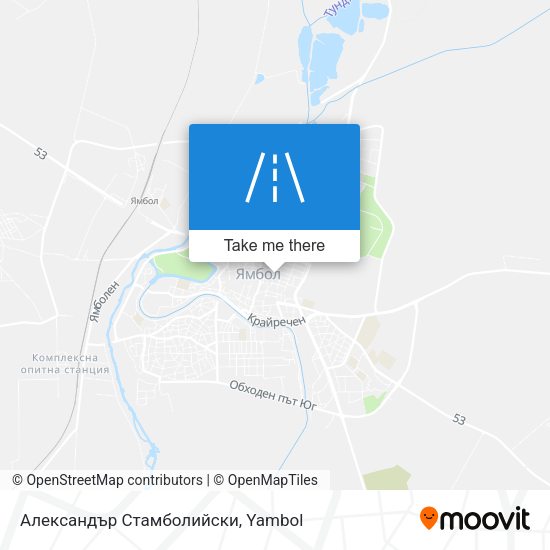 Карта Александър Стамболийски