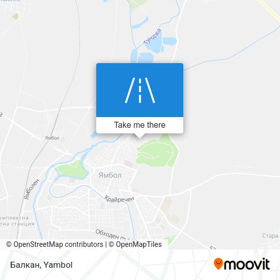 Балкан map