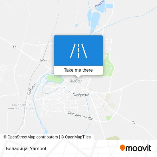 Карта Беласица