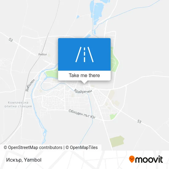 Карта Искър