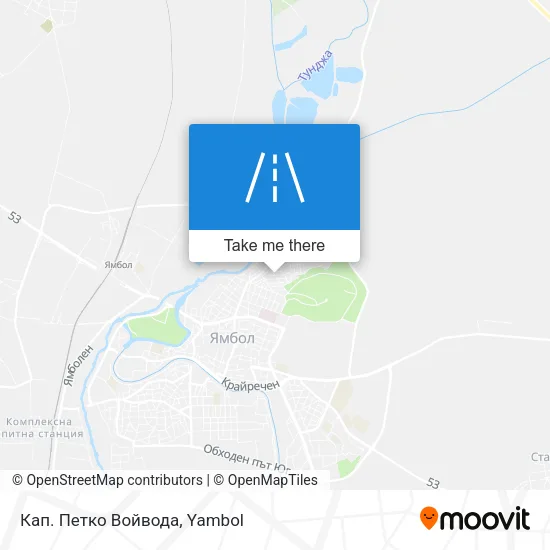 Карта Кап. Петко Войвода