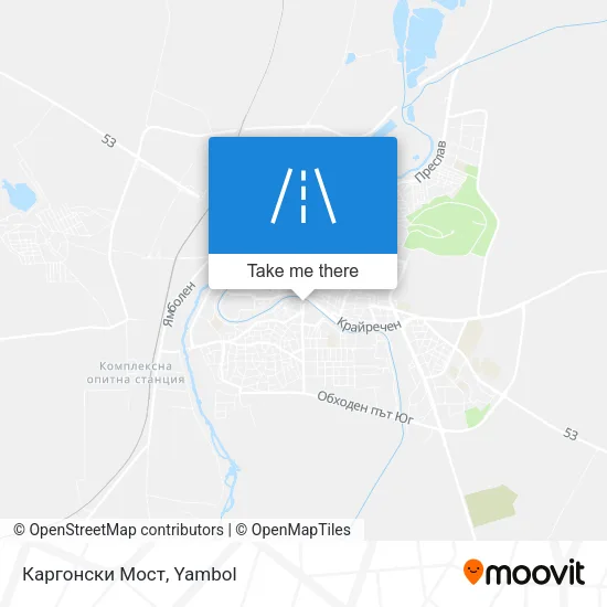 Карта Каргонски Мост