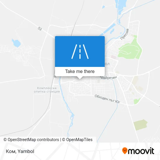 Карта Ком