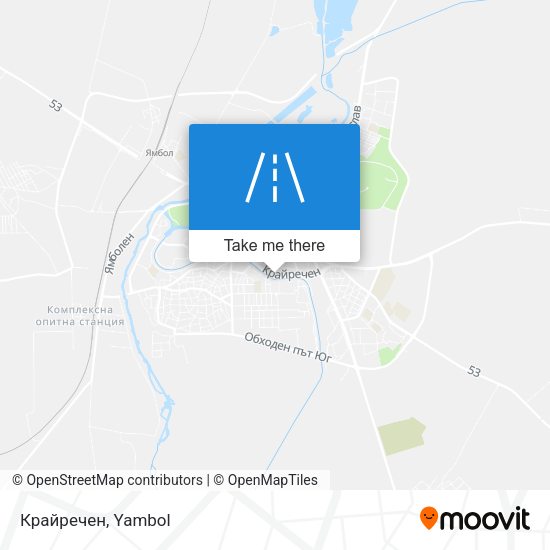 Крайречен map