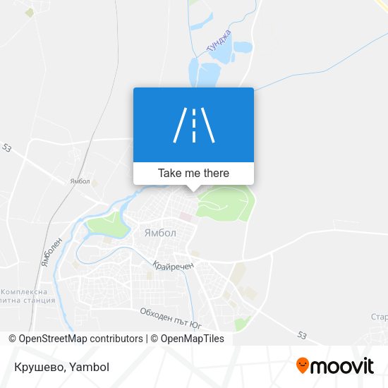 Крушево map
