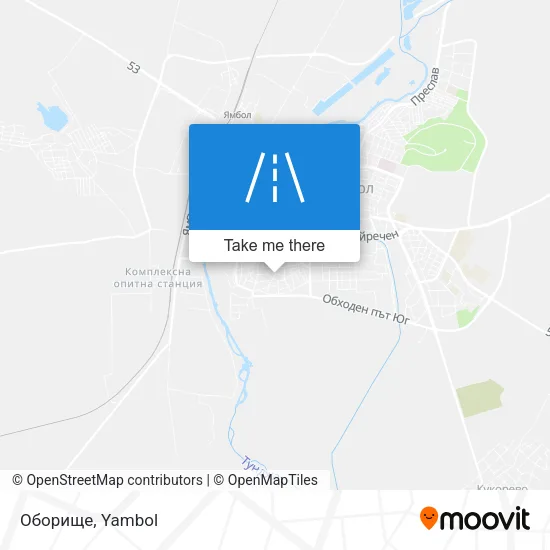 Карта Оборище