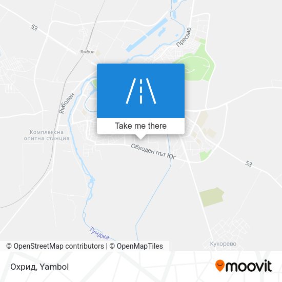 Охрид map