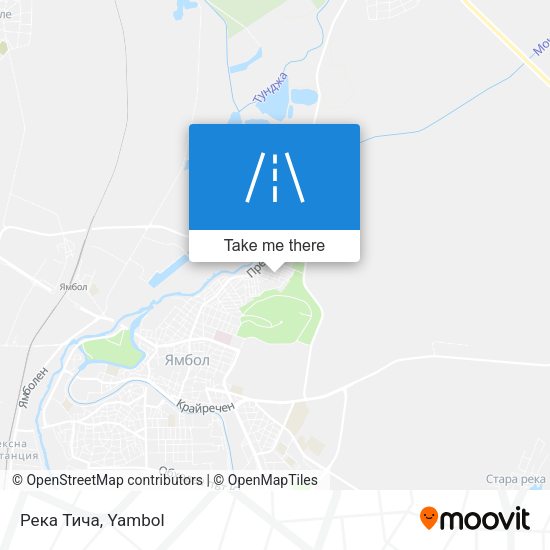 Река Тича map