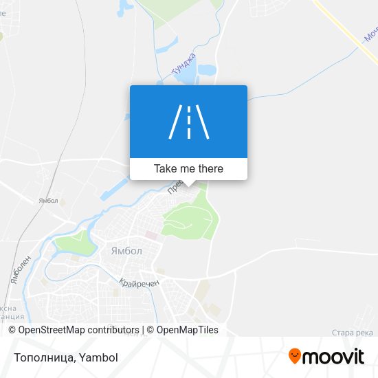 Карта Тополница