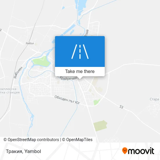 Карта Тракия