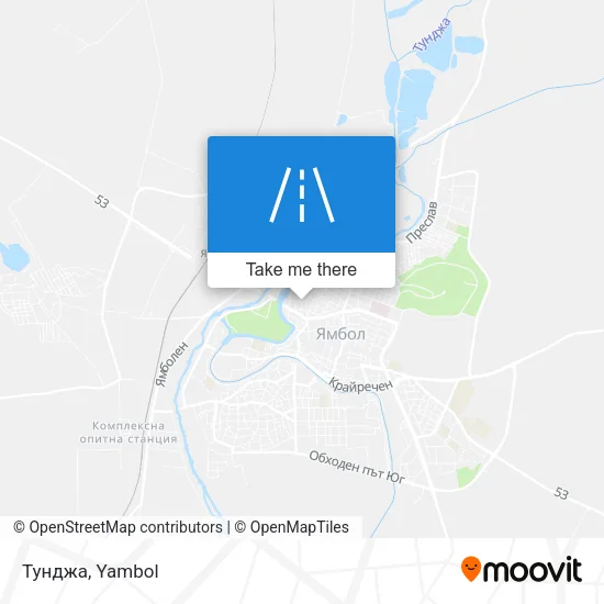 Карта Тунджа