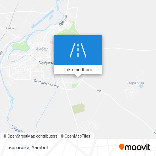 Търговска map