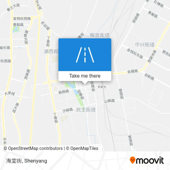 海棠街 map