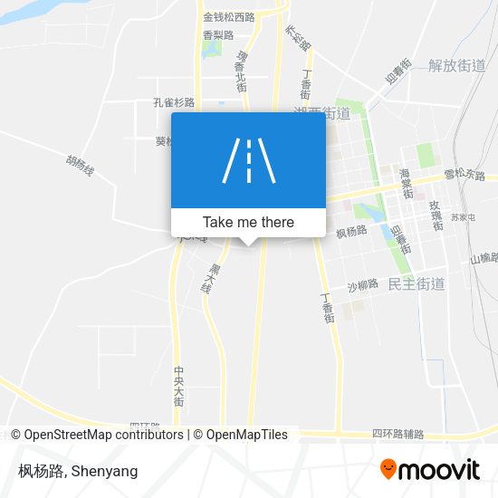 枫杨路 map