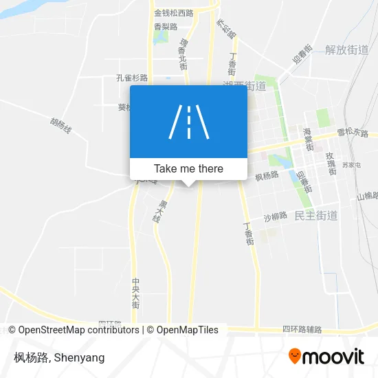 枫杨路 map