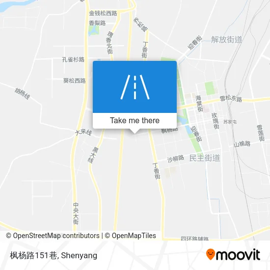 枫杨路151巷 map