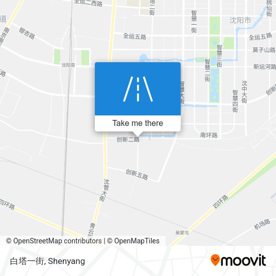 白塔一街 map