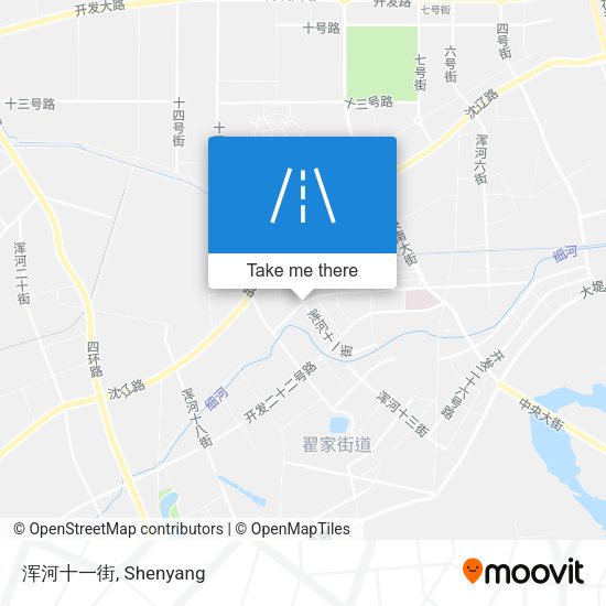 浑河十一街 map