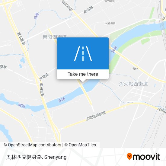 奥林匹克健身路 map