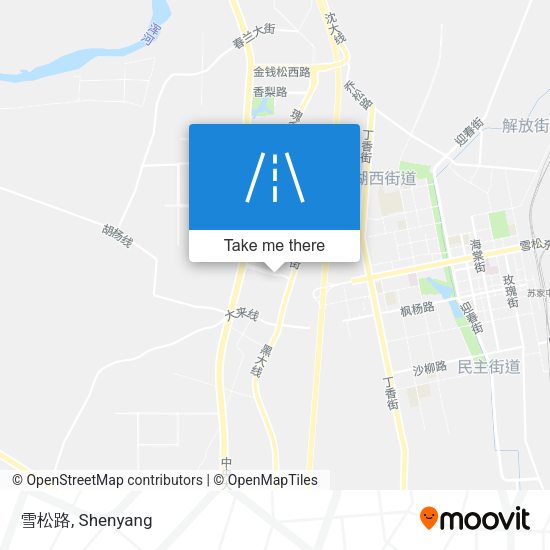 雪松路 map