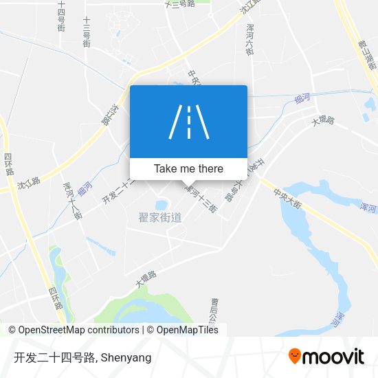 开发二十四号路 map