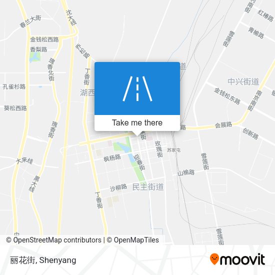 丽花街 map