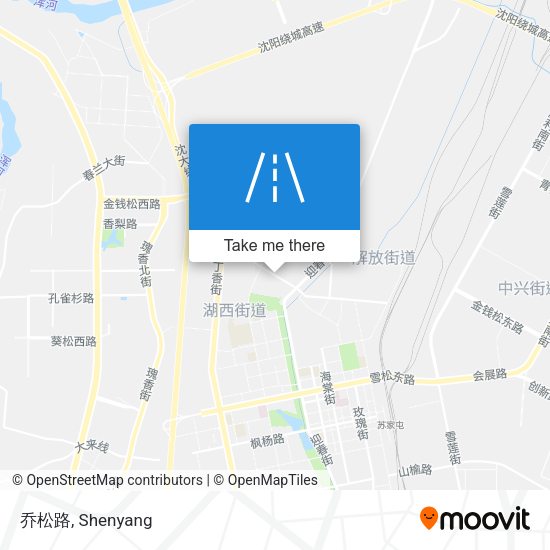 乔松路 map