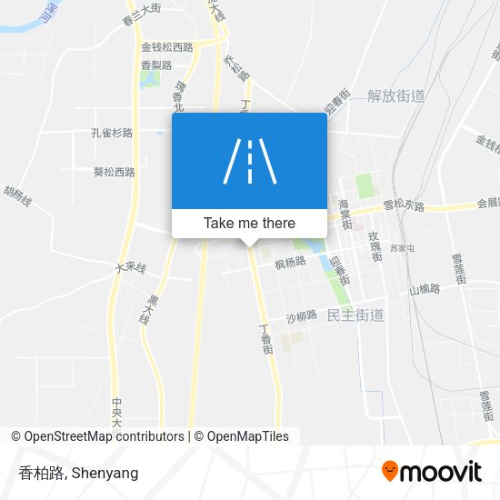 香柏路 map